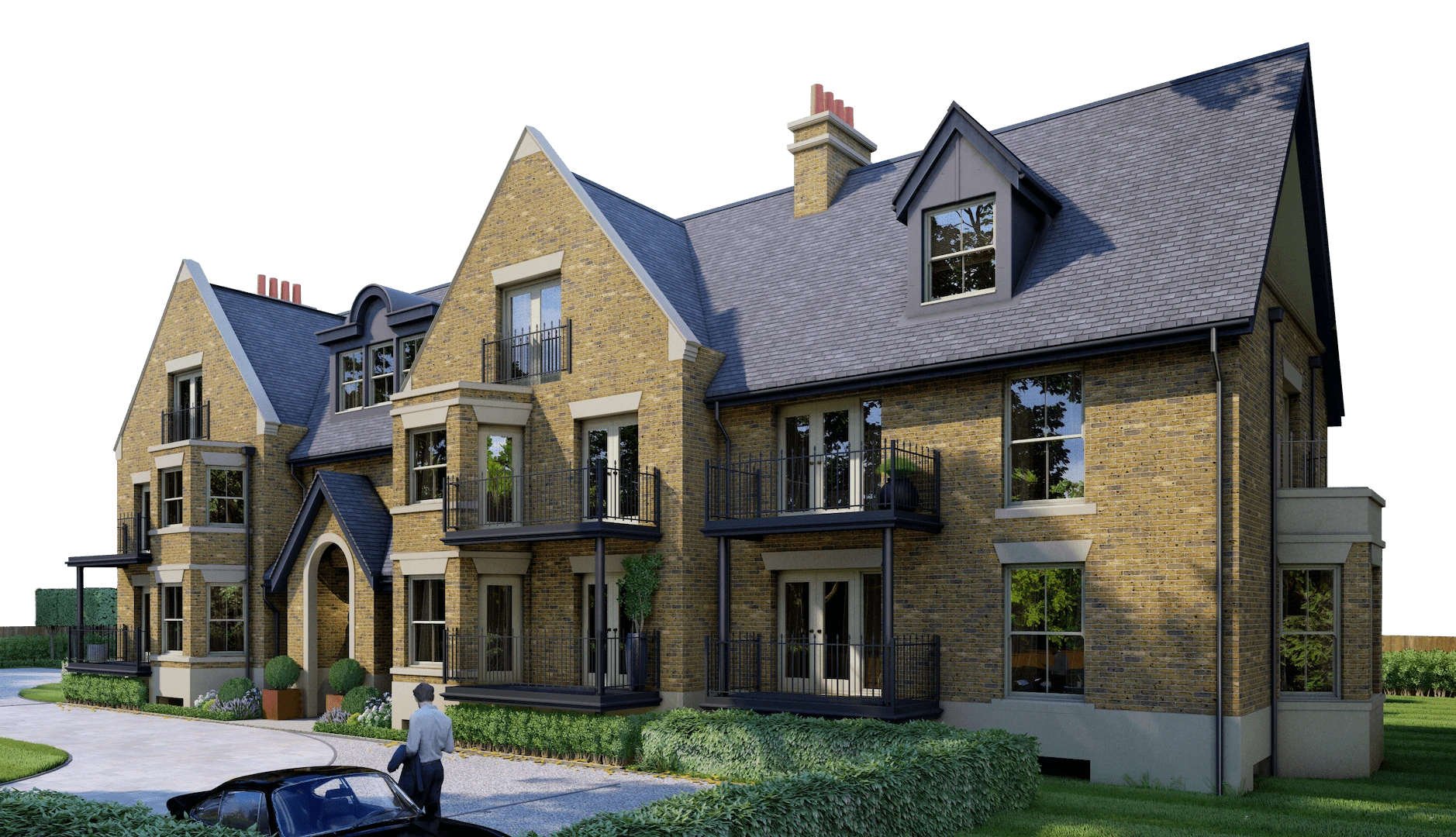 vicarge court render cutout